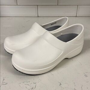 CROCS Neria Pro II Clog Shoe Women's White Clogs Size 8